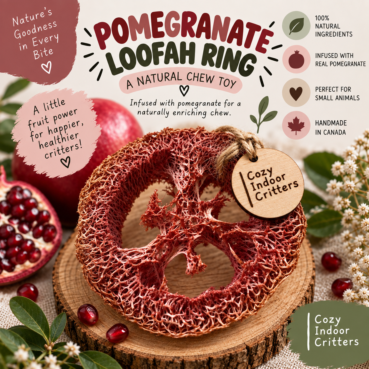 The Loofah - Pomegranate Cherry