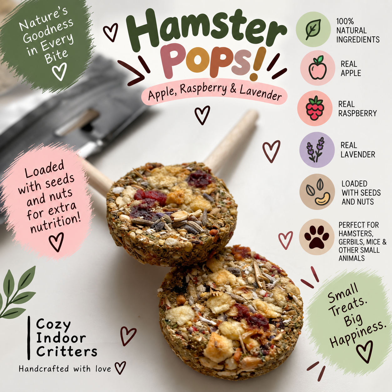 Hamster pops!