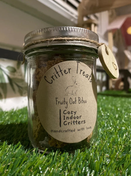 Natural fruity oat bites - rabbit /hamster treats