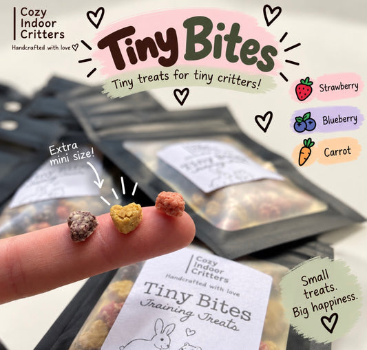 Tiny Bites - rabbit / hamster / mouse / rat / Guinea pig training treats