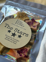 The Stars - 9 piece Natural rabbit / hamster treats - strawberry rose / blueberry lavender / mango marigold