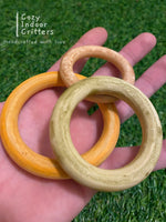 Flavoured rings - rabbit / Guinea pig chew toy