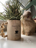 Bunny Coffee - THE TIMOTHY HAY LATTE! - rabbit toy / hay feeder