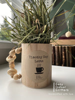 Bunny Coffee - THE TIMOTHY HAY LATTE! - rabbit toy / hay feeder