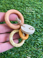 Flavoured rings - rabbit / Guinea pig chew toy