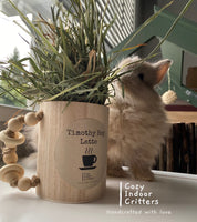 Bunny Coffee - THE TIMOTHY HAY LATTE! - rabbit toy / hay feeder